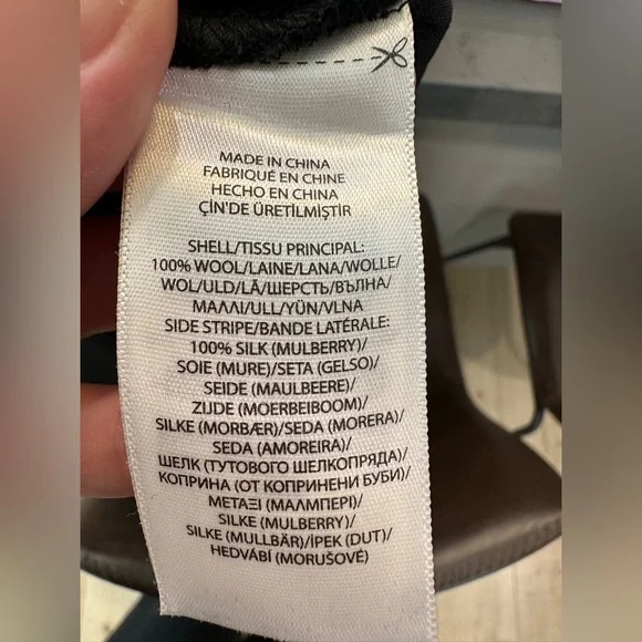 Ivanka Trump Bateau Neck Sleeveless Sheath Dress Purple Gold Accent Zipper Sz 14 - Picture 10 of 12